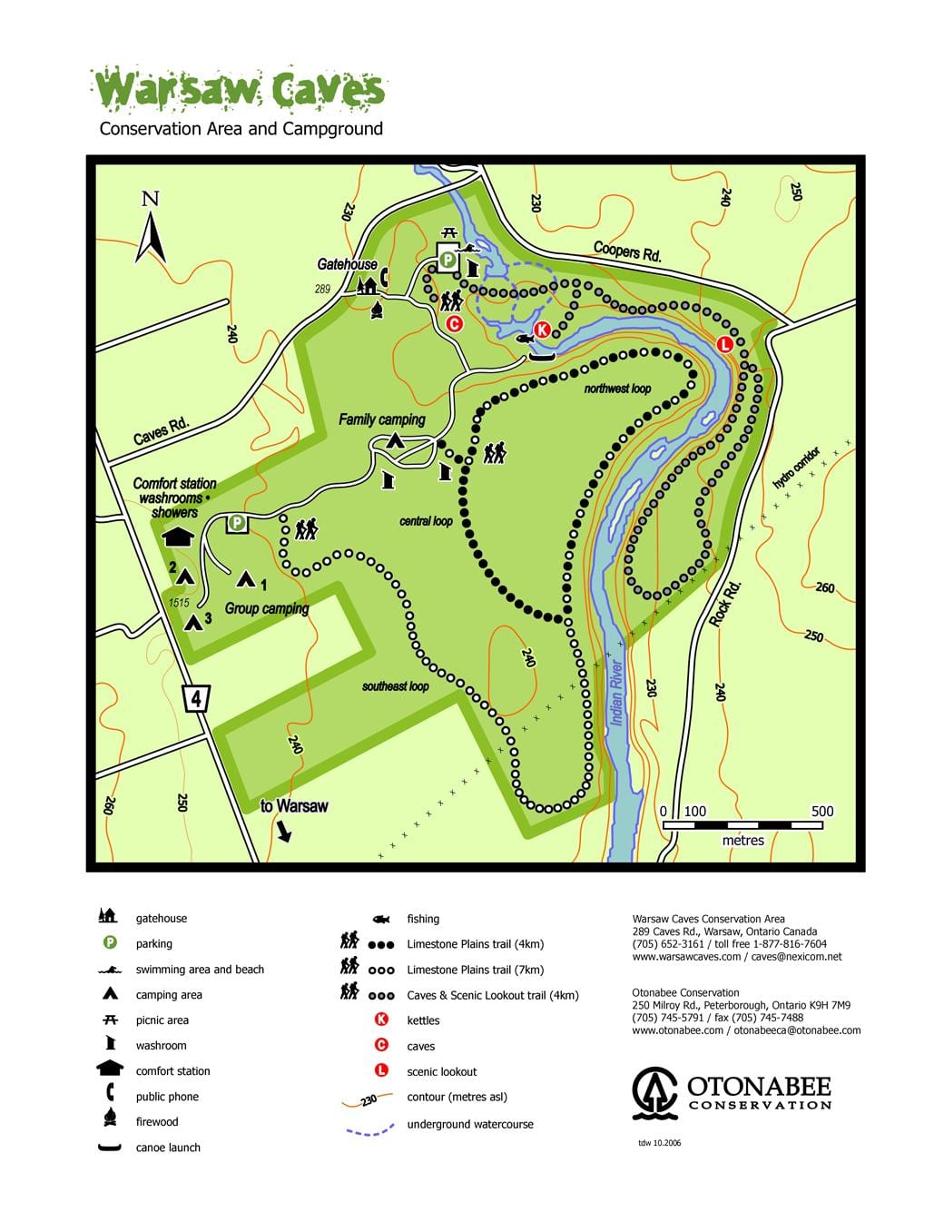 Mapa Varšava jeskyně 