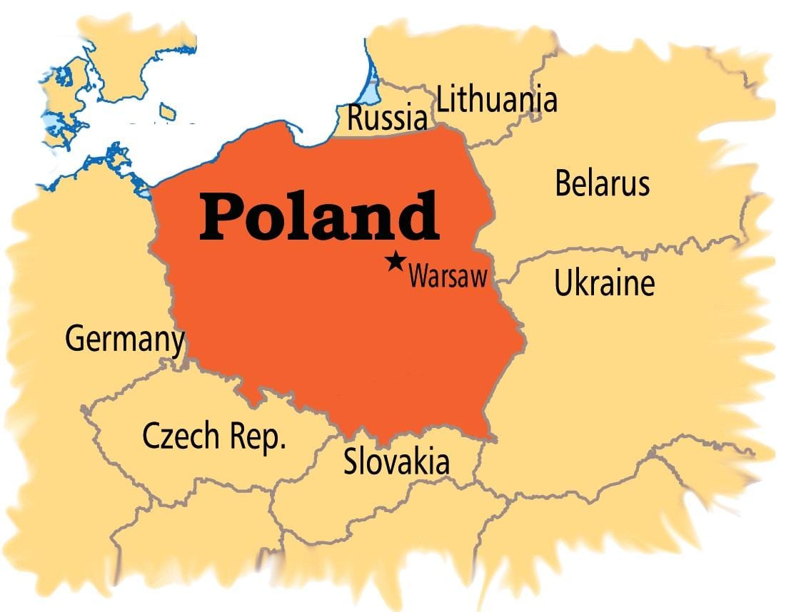 Varšava v mapě
