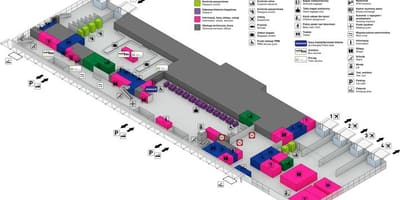 Warsaw chopin airport terminal mapy